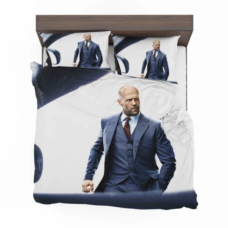 Alternative view of Jason Statham In Fast & Furious Presents Hobbs & Shaw Movie Bedding Set - Custom Bedding Set