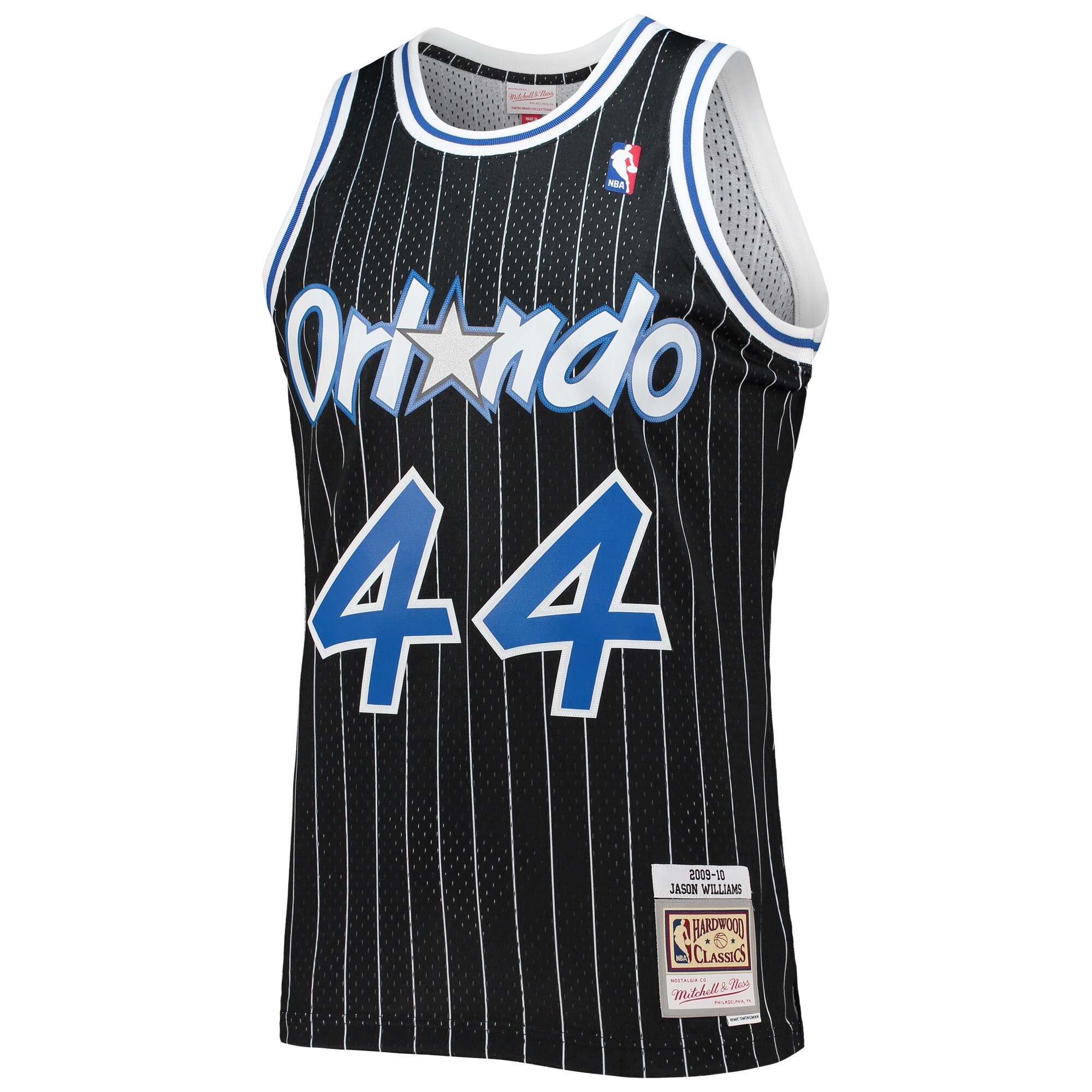 Alternative view of Jason Williams Orlando Magic Mitchell & Ness 2001/02 Hardwood Classics Swingman Basketball Jersey - Black