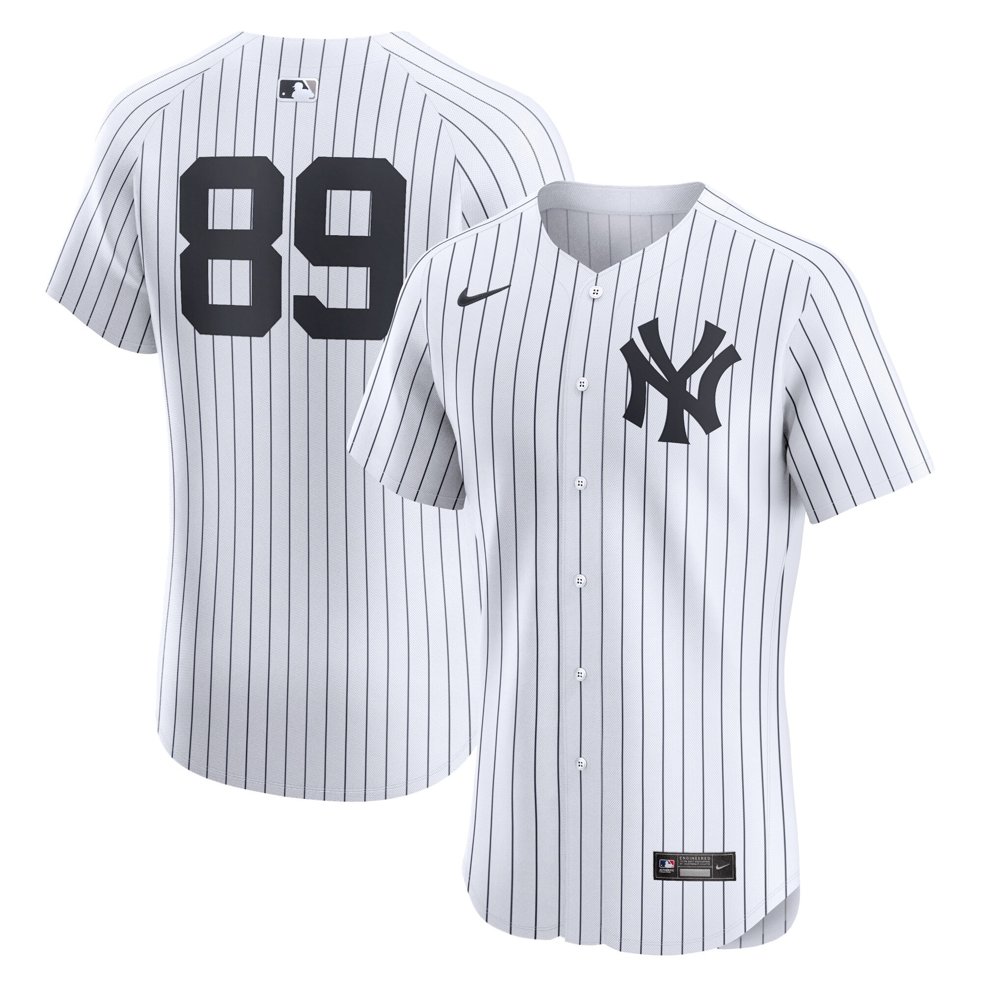 Jasson Dominguez New York Yankees Home Elite Player Baseball Jersey - White