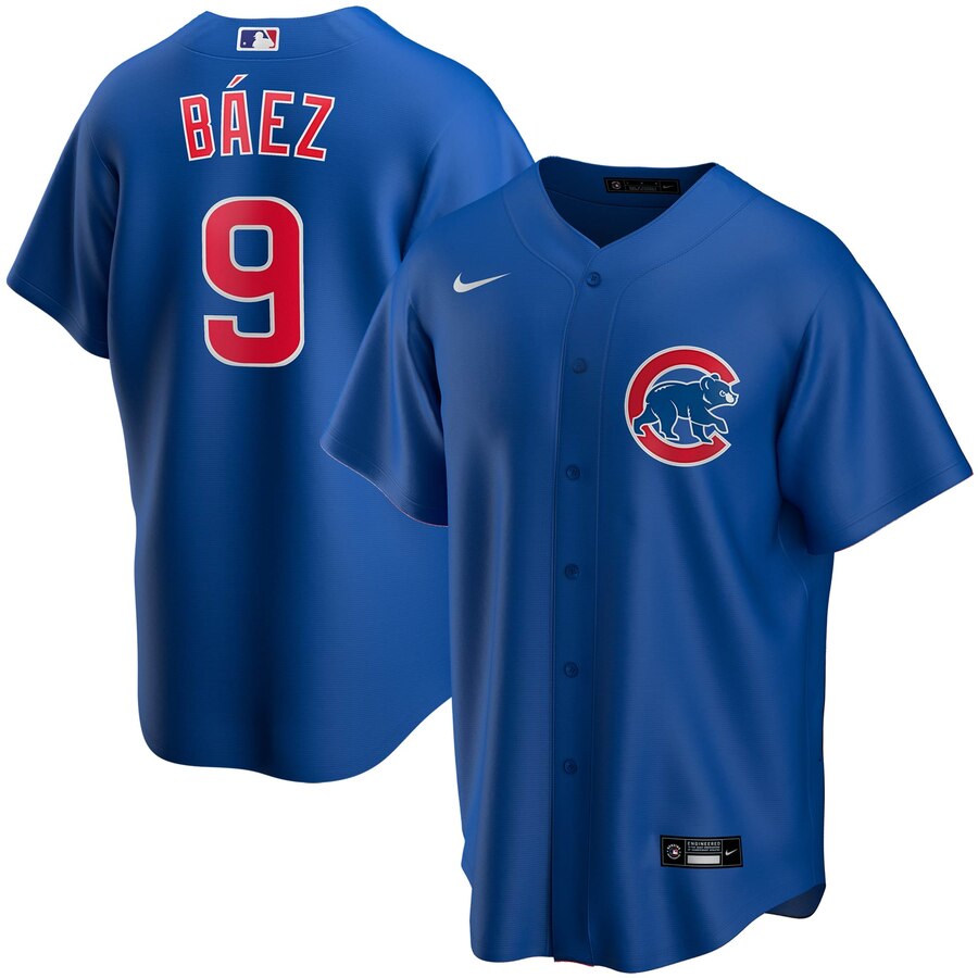 Javier Baez Chicago Cubs Alternate 2020 Replica Player Jersey ÃƒÂ¢Ã¢â€šÂ¬Ã¢â‚¬Å“ Royal
