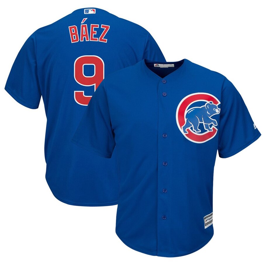 Javier Baez Chicago Cubs Majestic Big And Tall Cool Base Player Jersey - Royal