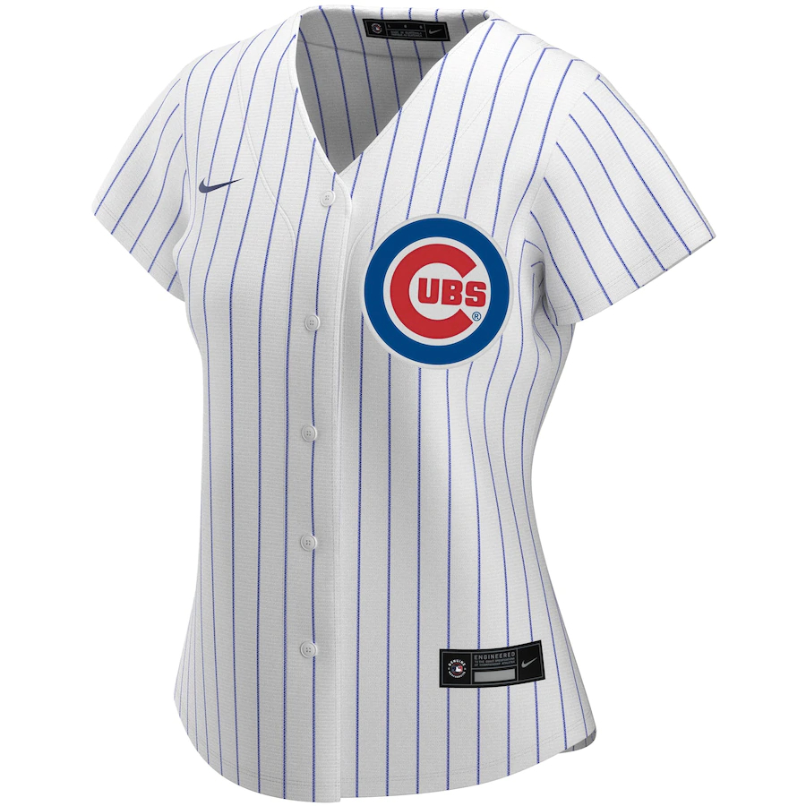 Alternative view of Javier Baez Chicago Cubs Women's Home 2020 Replica Player Baseball Jersey ÃƒÂ¢Ã¢â€šÂ¬Ã¢â‚¬Å“ White
