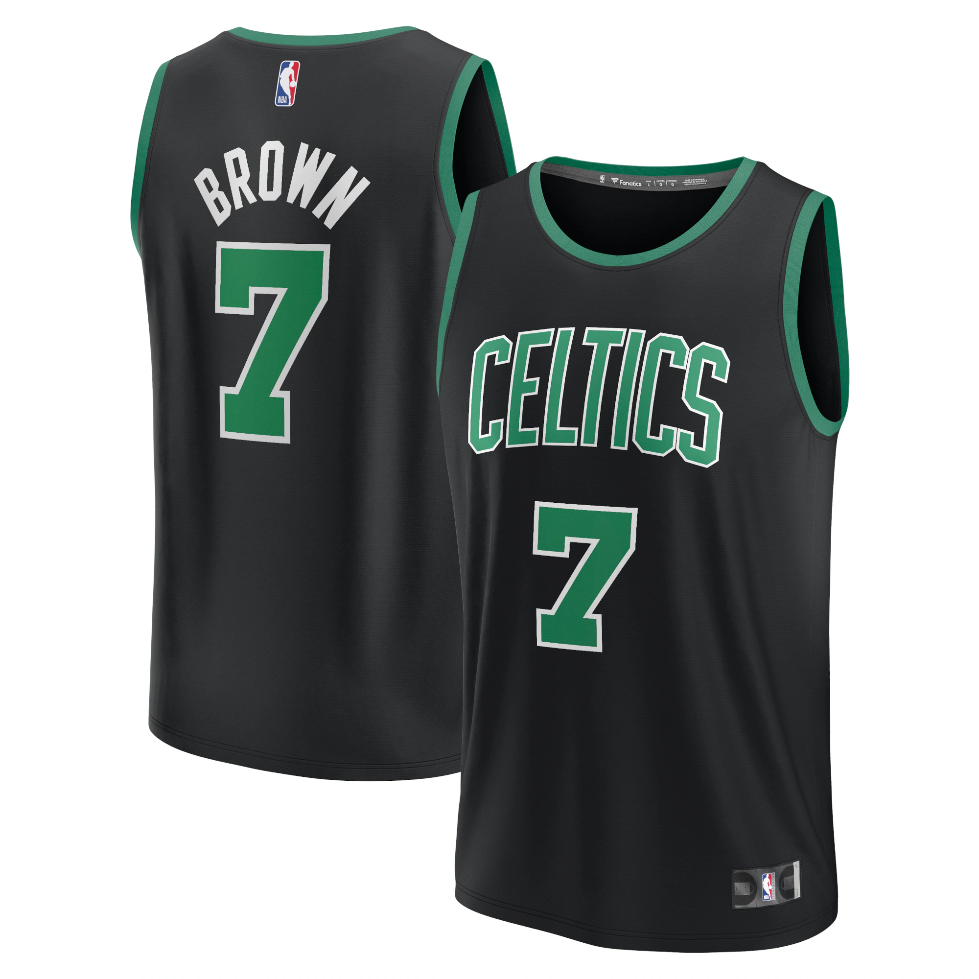 Jaylen Brown Boston Celtics Fanatics Branded Youth Player Basketball Jersey - Statement Edition - Black