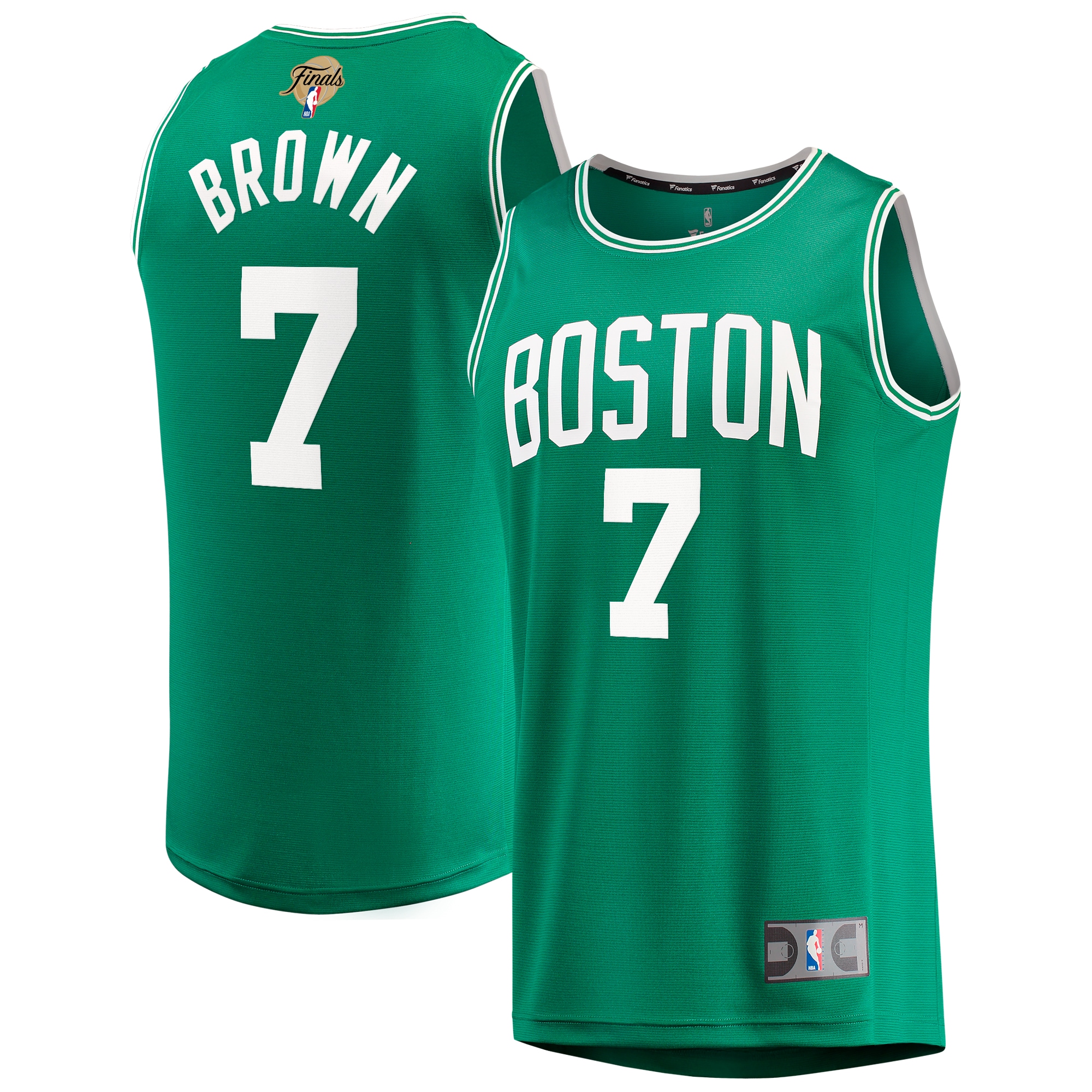 Jaylen Brown Boston Celtics Fanatics Youth 2024 Nba Finals Fast Break Replica Player Basketball Jersey - Icon Edition - Kelly Green
