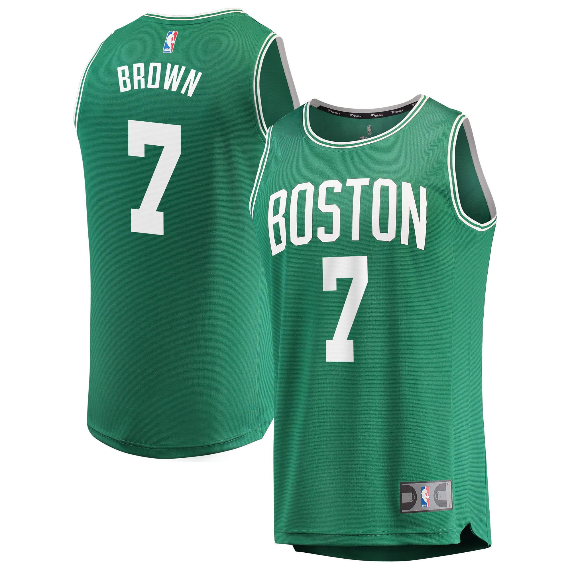 Jaylen Brown Boston Celtics Fanatics Youth Fast Break Player Basketball Jersey - Icon Edition - Kelly Green