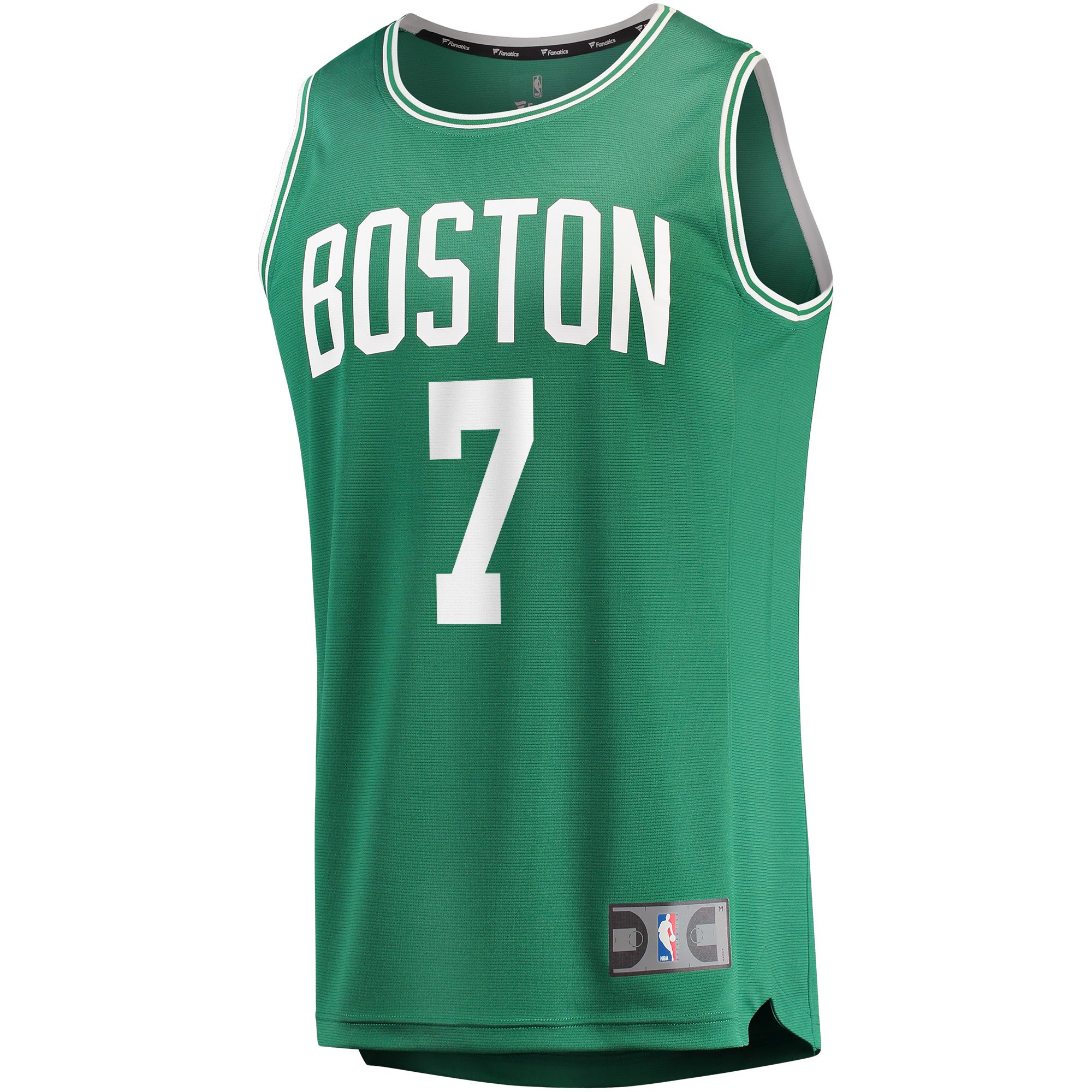Alternative view of Jaylen Brown Boston Celtics Fanatics Youth Fast Break Player Basketball Jersey - Icon Edition - Kelly Green