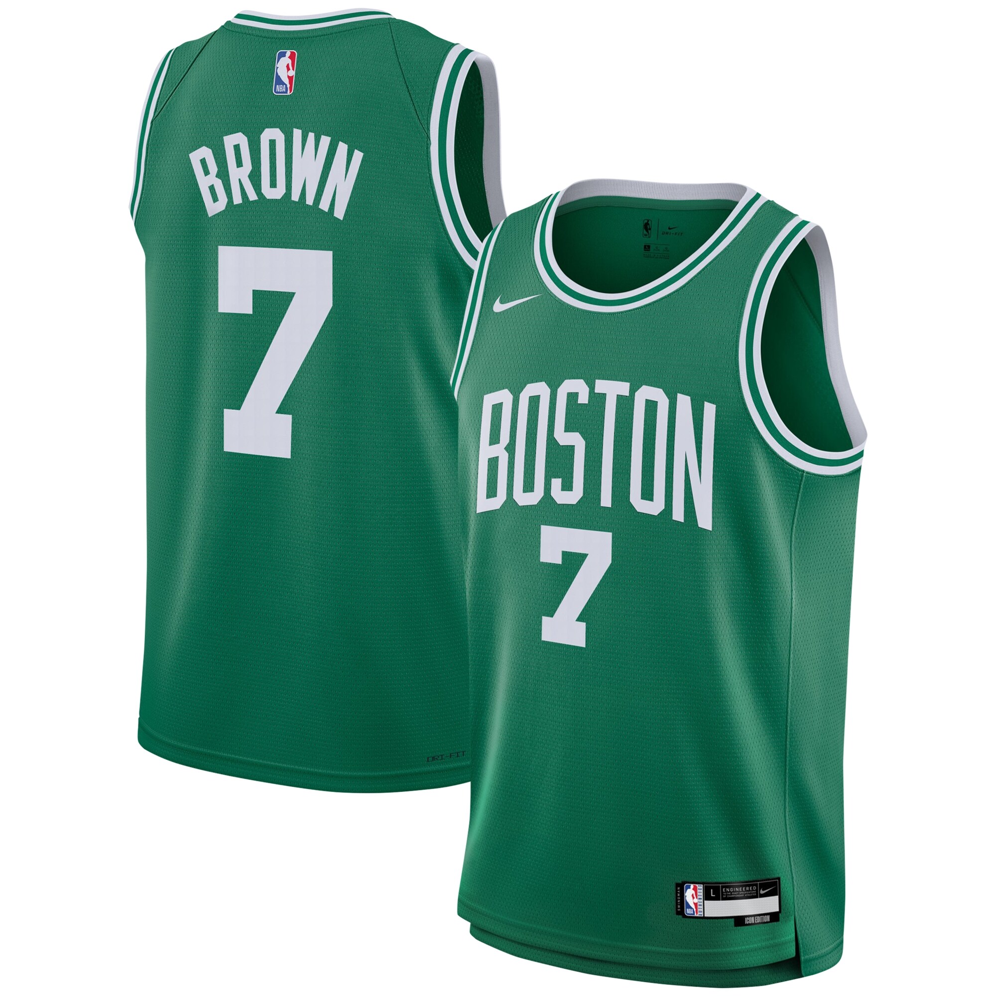 Jaylen Brown Boston Celtics Youth Swingman Basketball Jersey - Icon Edition - Kelly Green