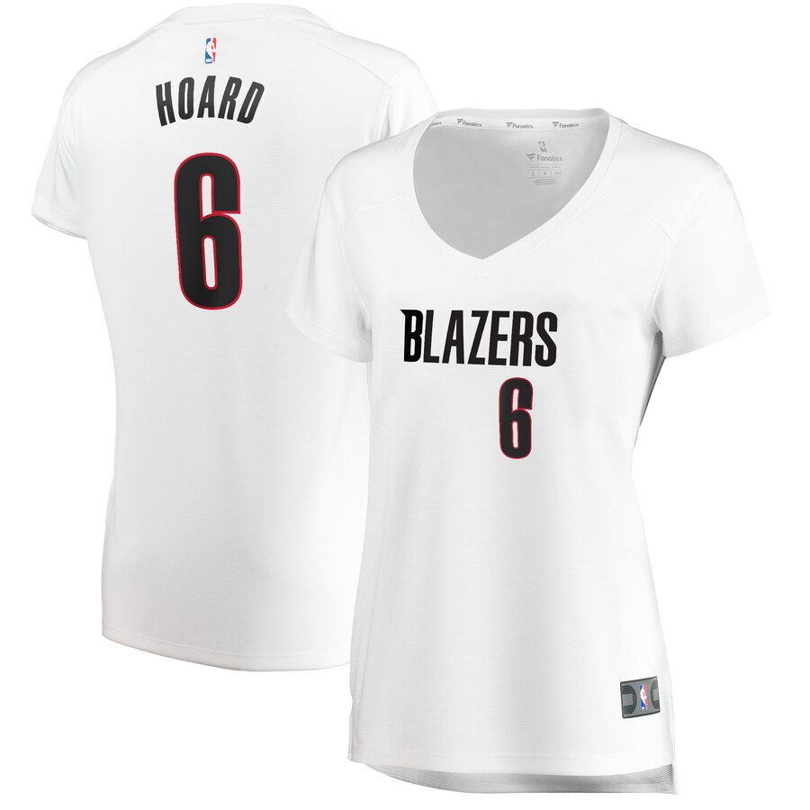 Jaylen Hoard Portland Trail Blazers Fanatics Branded Women's Fast Break Player Basketball Jersey - Association Edition - White