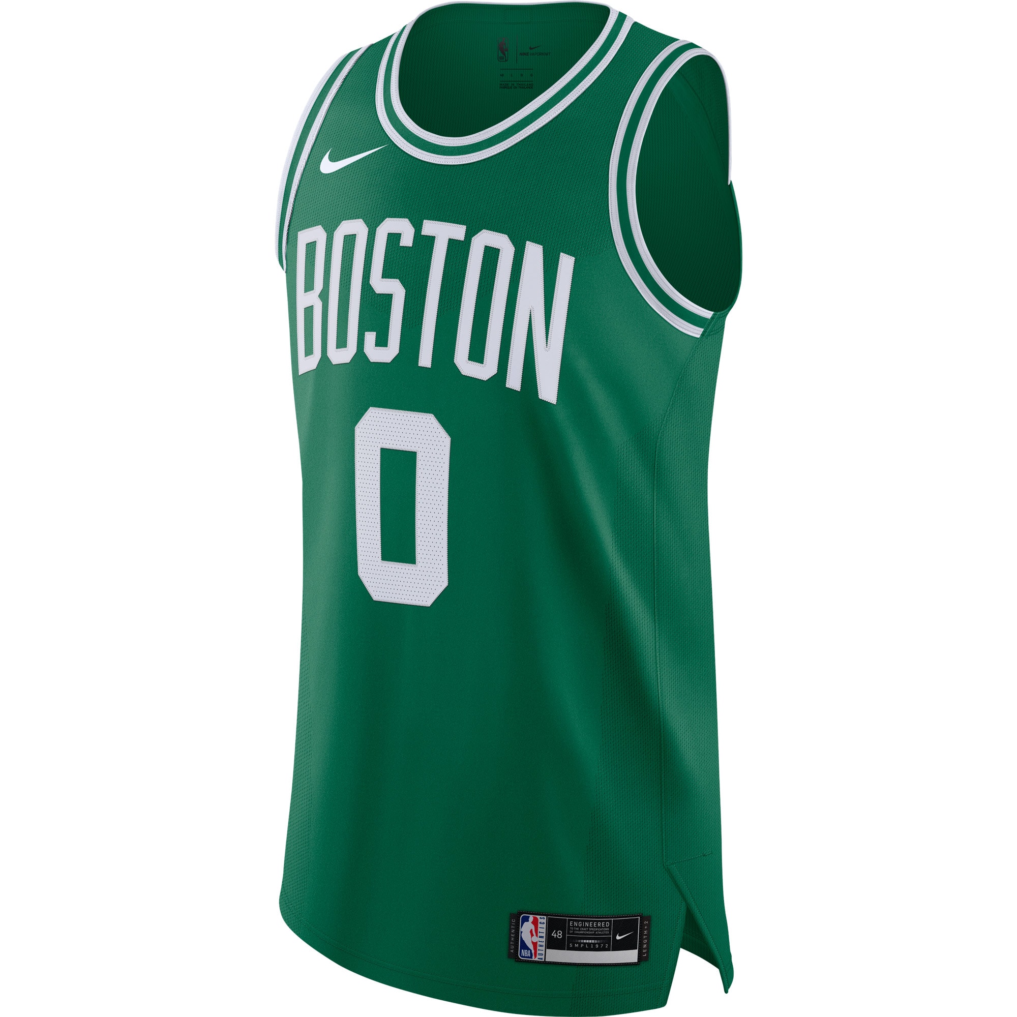 Alternative view of Jayson Tatum Boston Celtics Authentic Jersey - Icon Edition - Kelly Green