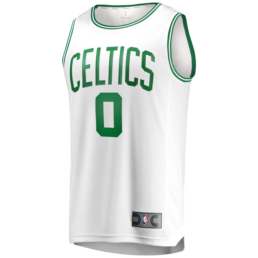 Alternative view of Jayson Tatum Boston Celtics Fanatics Branded Youth Fast Break Replica Player Team Jersey - Association Edition - White