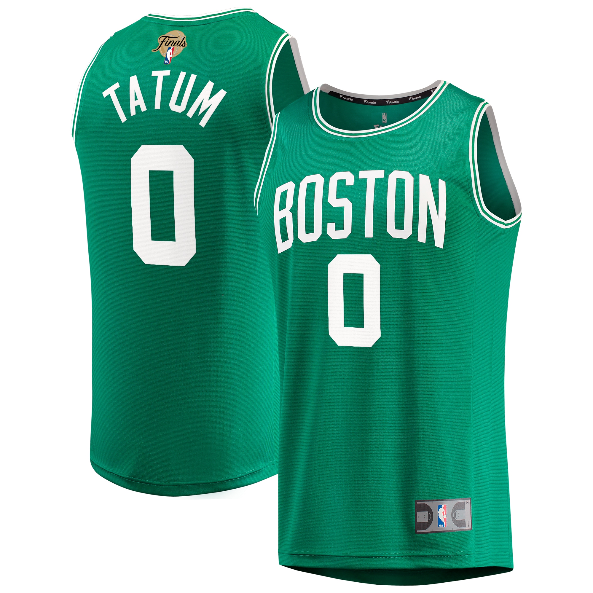 Jayson Tatum Boston Celtics Fanatics Youth 2024 Nba Finals Fast Break Replica Player Basketball Jersey - Icon Edition - Kelly Green