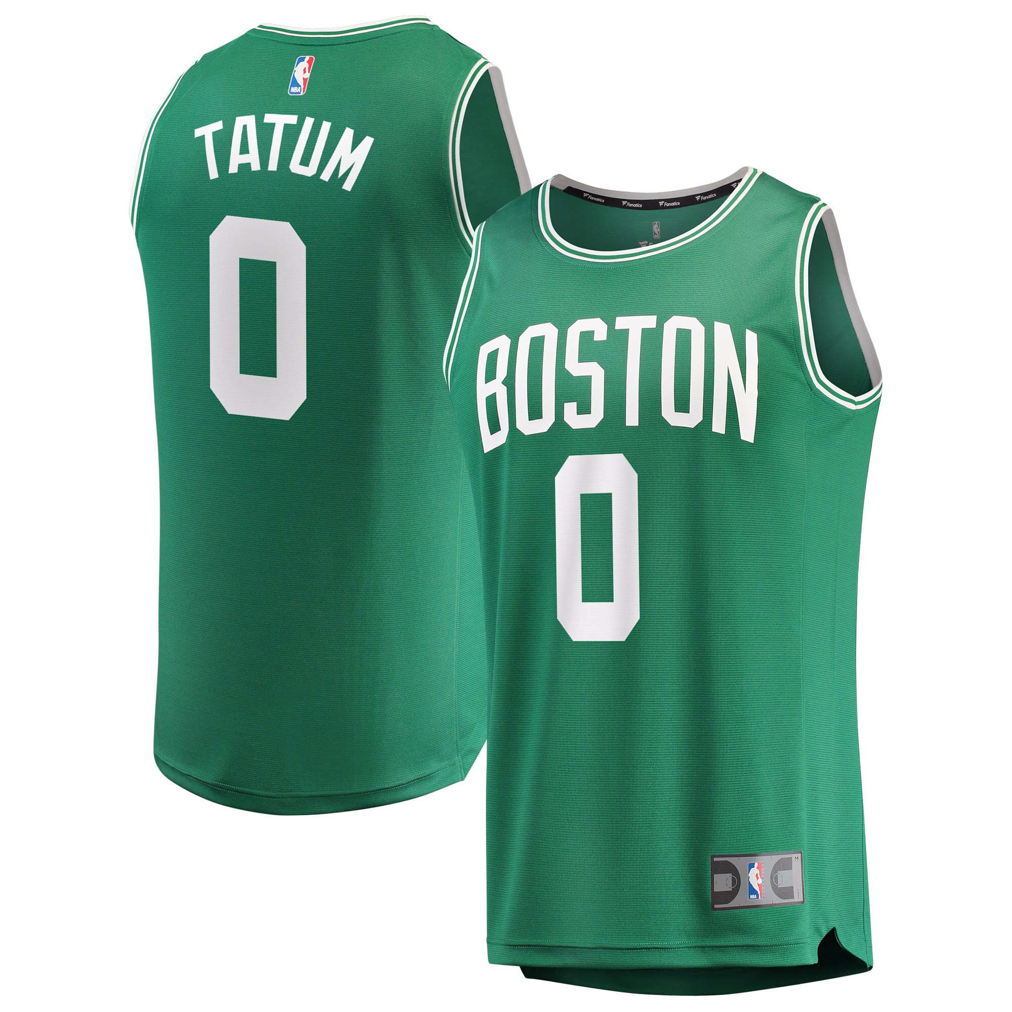 Jayson Tatum Boston Celtics Fanatics Youth Fast Break Player Basketball Jersey - Icon Edition - Kelly Green