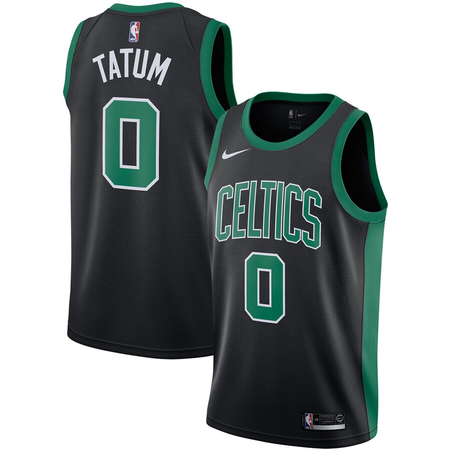 Jayson Tatum Boston Celtics Replica Swingman Basketball Jersey - Statement Edition - Black