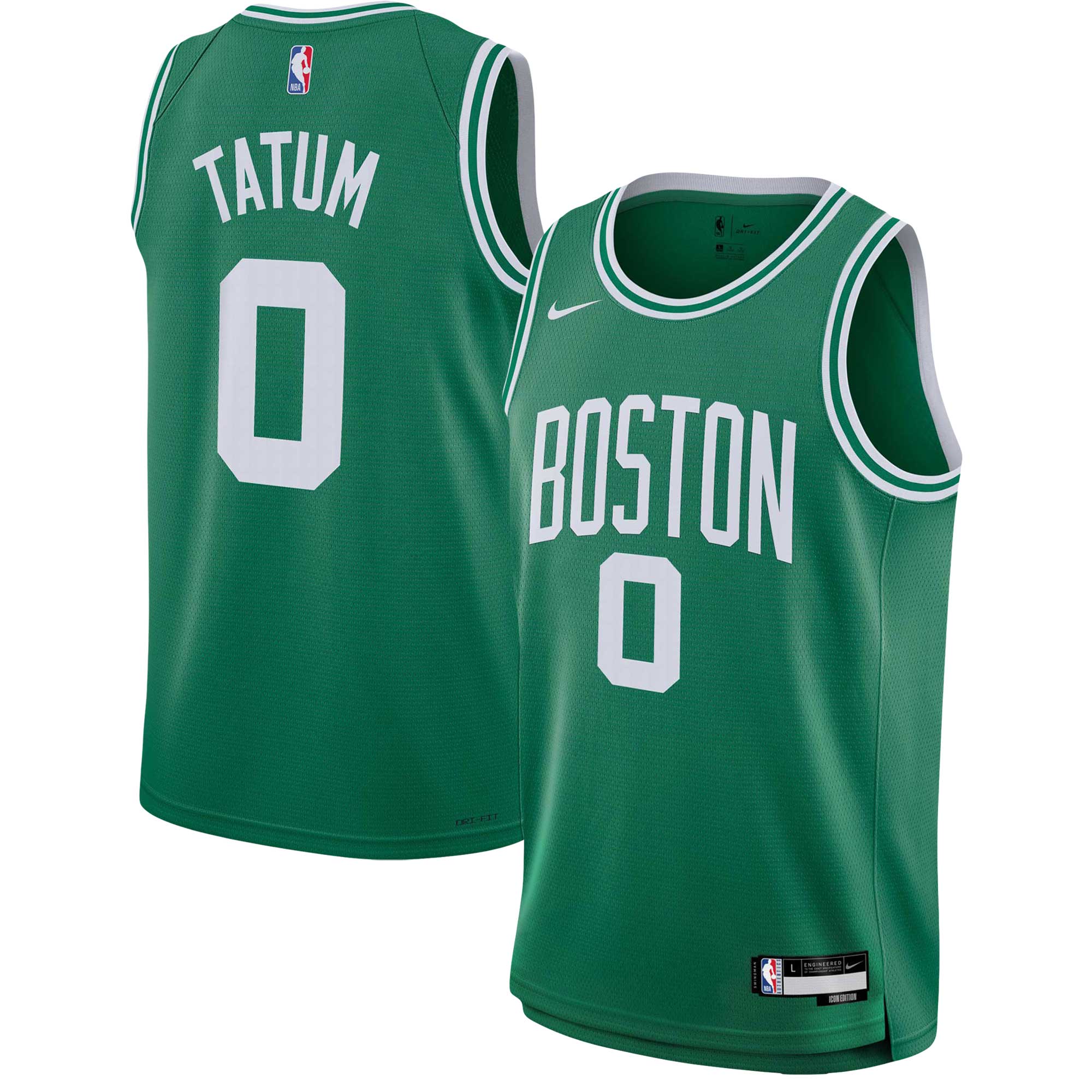 Jayson Tatum Boston Celtics Youth Swingman Basketball Jersey - Icon Edition - Kelly Green