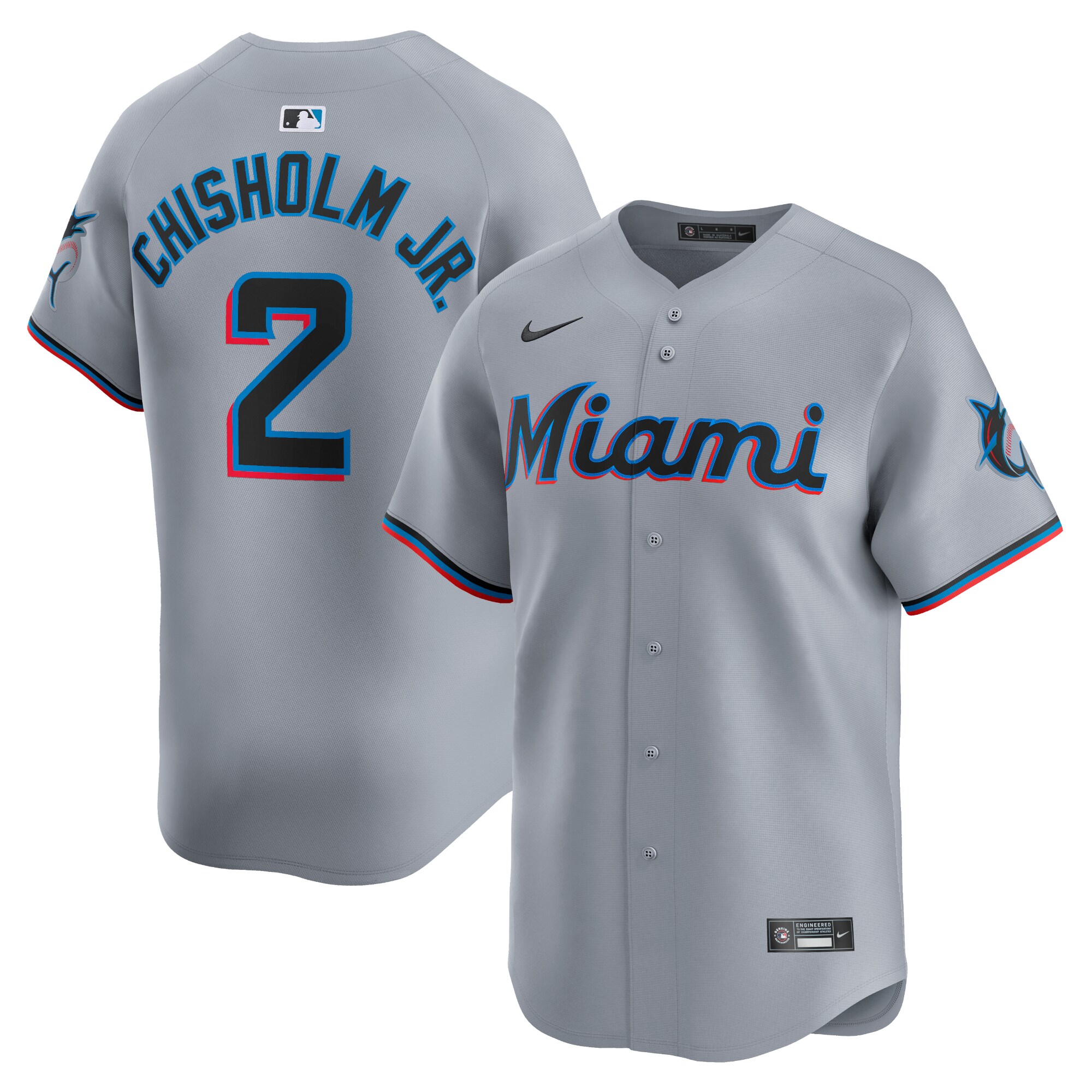 Jazz Chisholm Jr. Miami Marlins Alternate Limited Player Baseball JerseyÃƒâ€šÃ‚Â ÃƒÂ¢Ã¢â€šÂ¬Ã¢â‚¬Å“ Blue