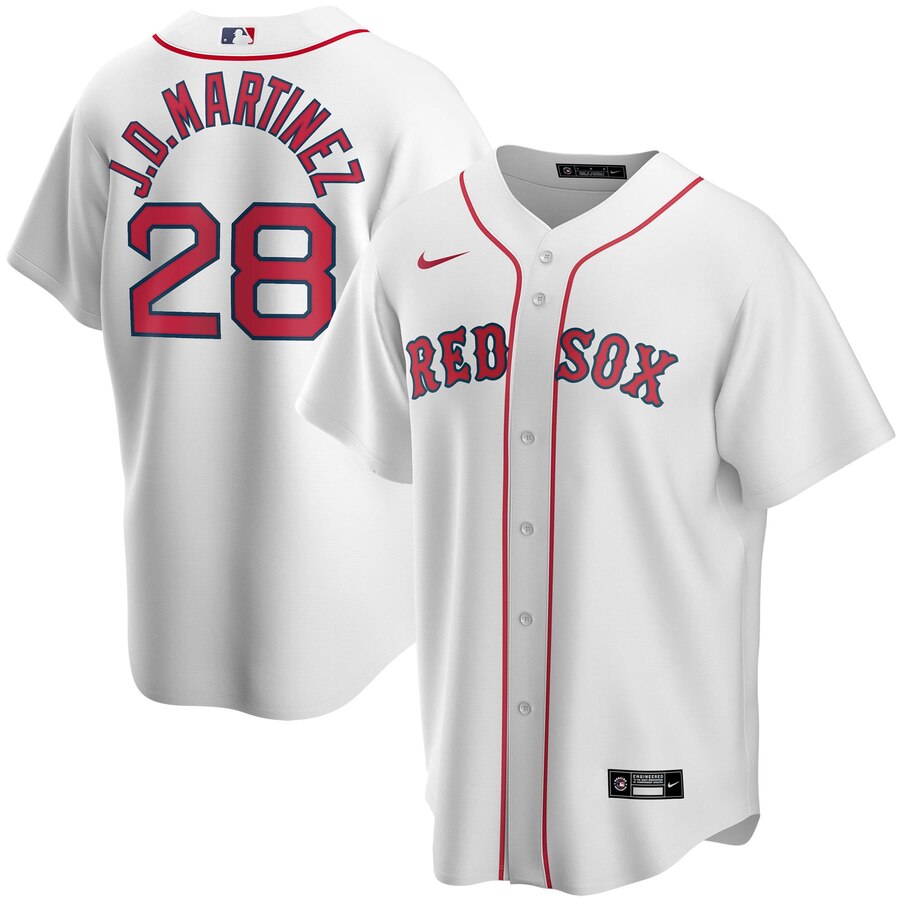 J.d. Martinez Boston Red Sox Home 2020 Replica Player Jersey ÃƒÂ¢Ã¢â€šÂ¬Ã¢â‚¬Å“ White
