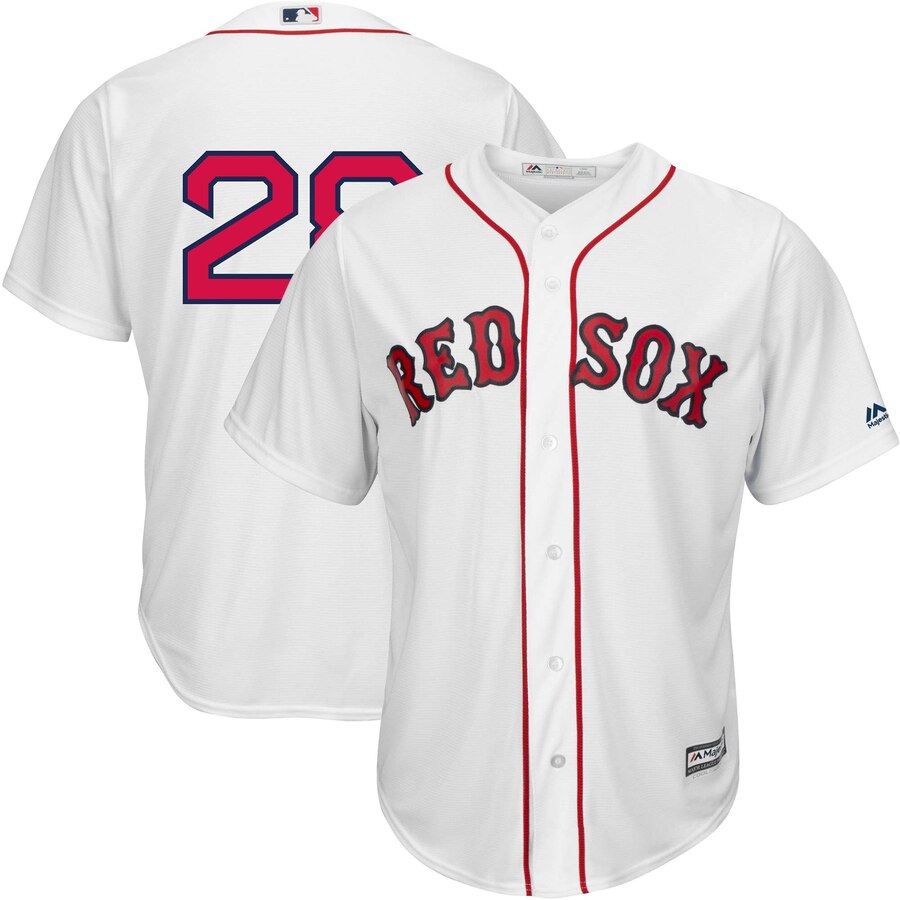 J.d. Martinez Boston Red Sox Majestic Home Official Cool Base Replica Player Jersey - White