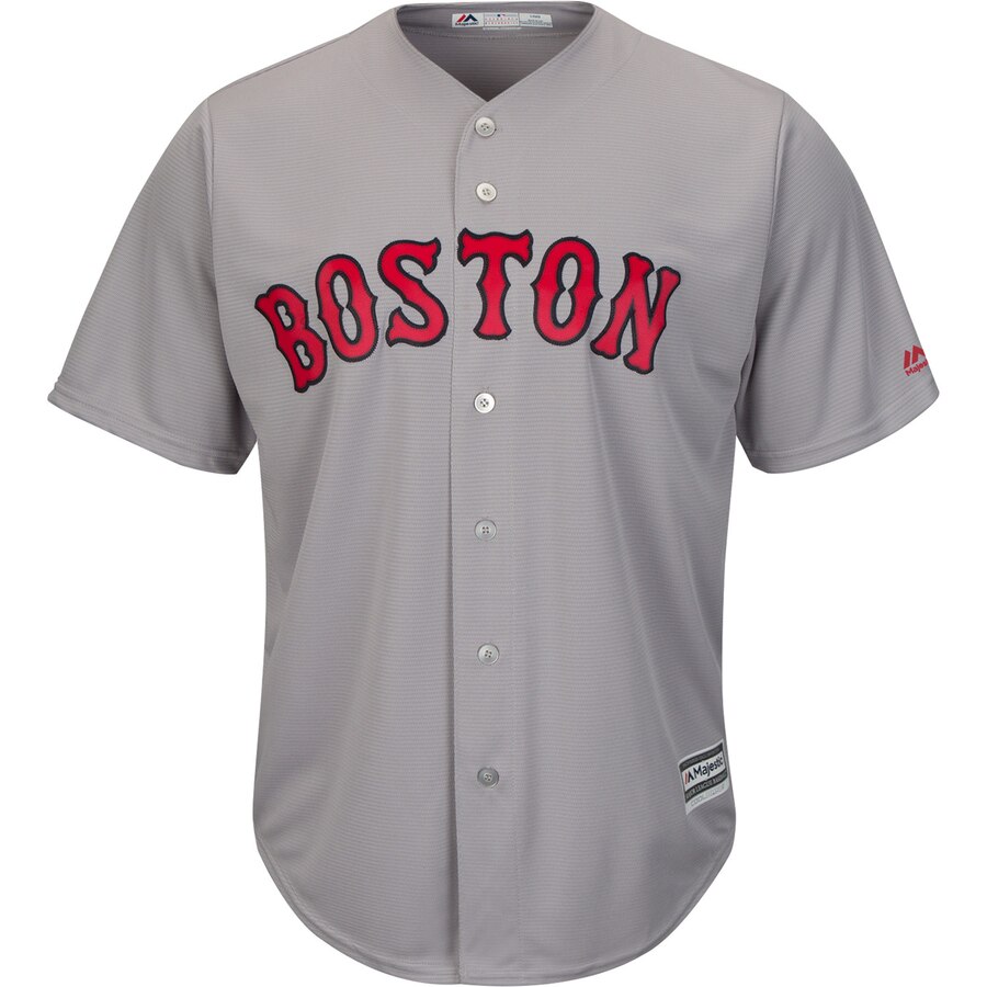 Alternative view of J.d. Martinez Boston Red Sox Majestic Road Official Cool Base Player Jersey – Gray