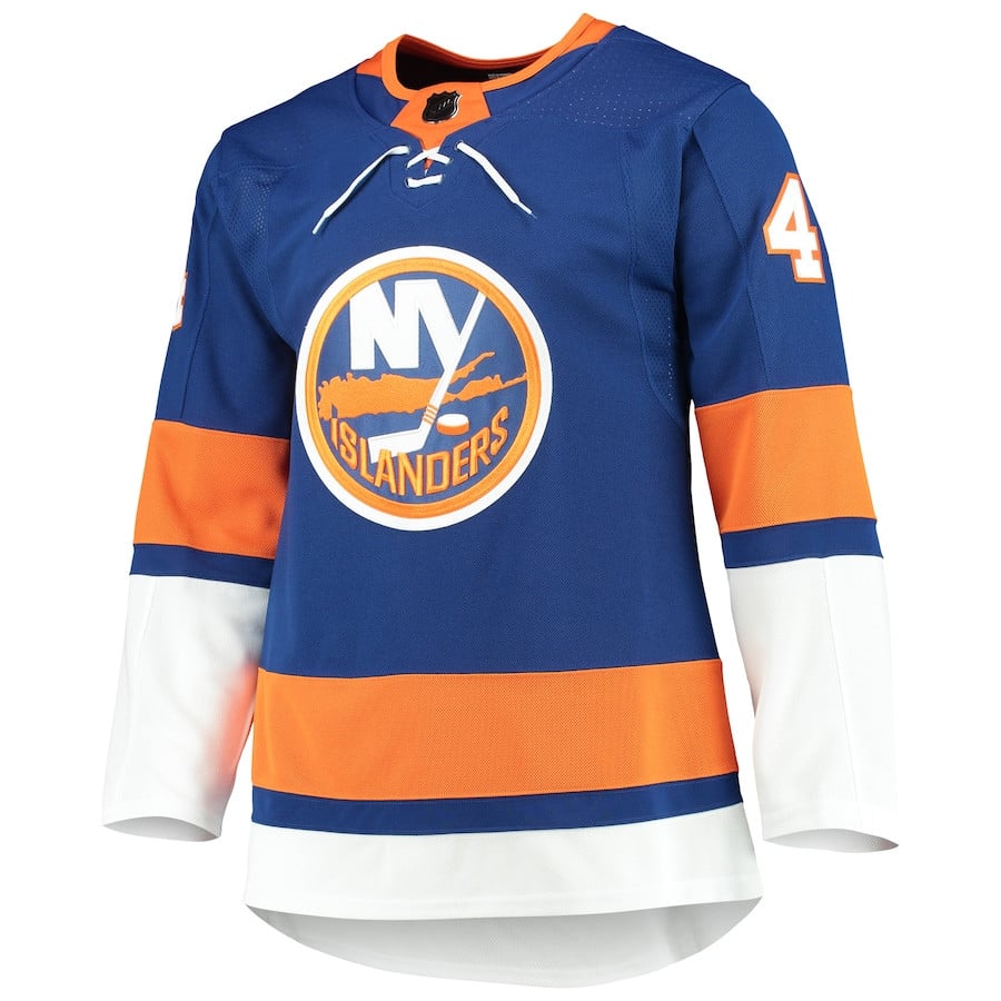 Alternative view of Jean-Gabriel Pageau 44 New York Islanders Home Primegreen Men Hockey Jersey - Royal - JS151 
