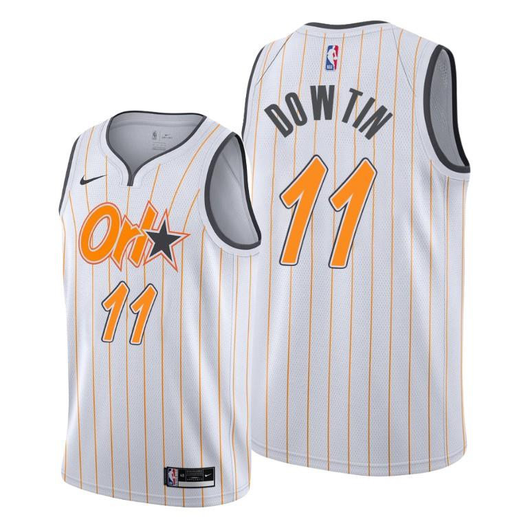 Jeff Dowtin 11 Orlando Magic City Edition White Basketball Jersey - Men Basketball Jersey - JS524 