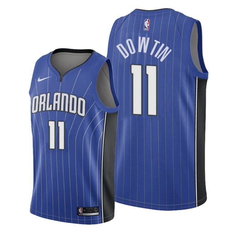 Jeff Dowtin 11 Orlando Magic Icon Edition Blue Basketball Jersey - Men Basketball Jersey - JS704 