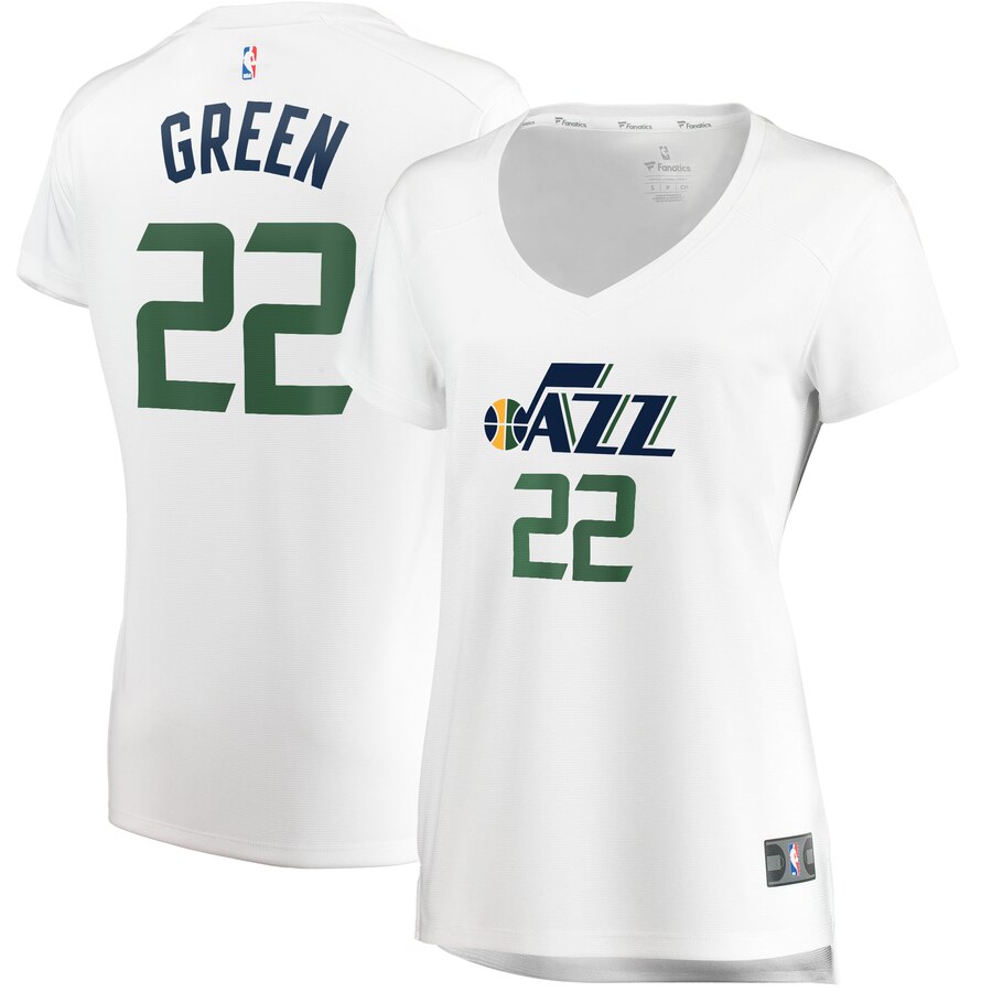 Jeff Green Utah Jazz Fanatics Branded Women's Fast Break Player Basketball Jersey - Association Edition - White
