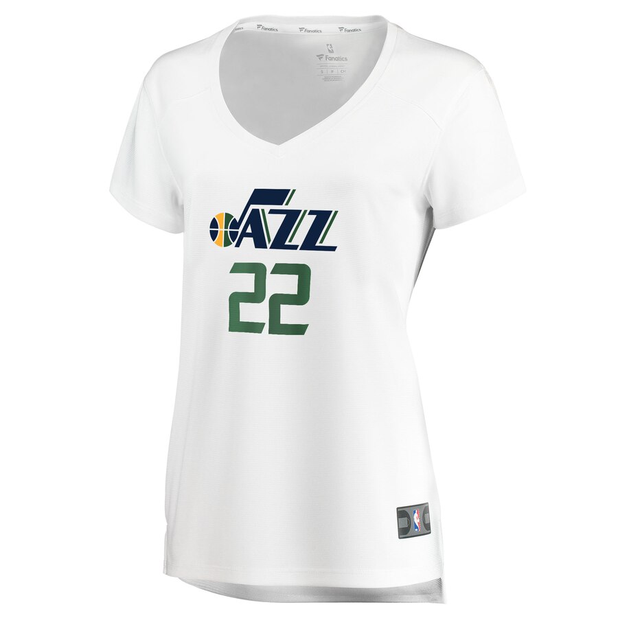 Alternative view of Jeff Green Utah Jazz Fanatics Branded Women's Fast Break Player Basketball Jersey - Association Edition - White