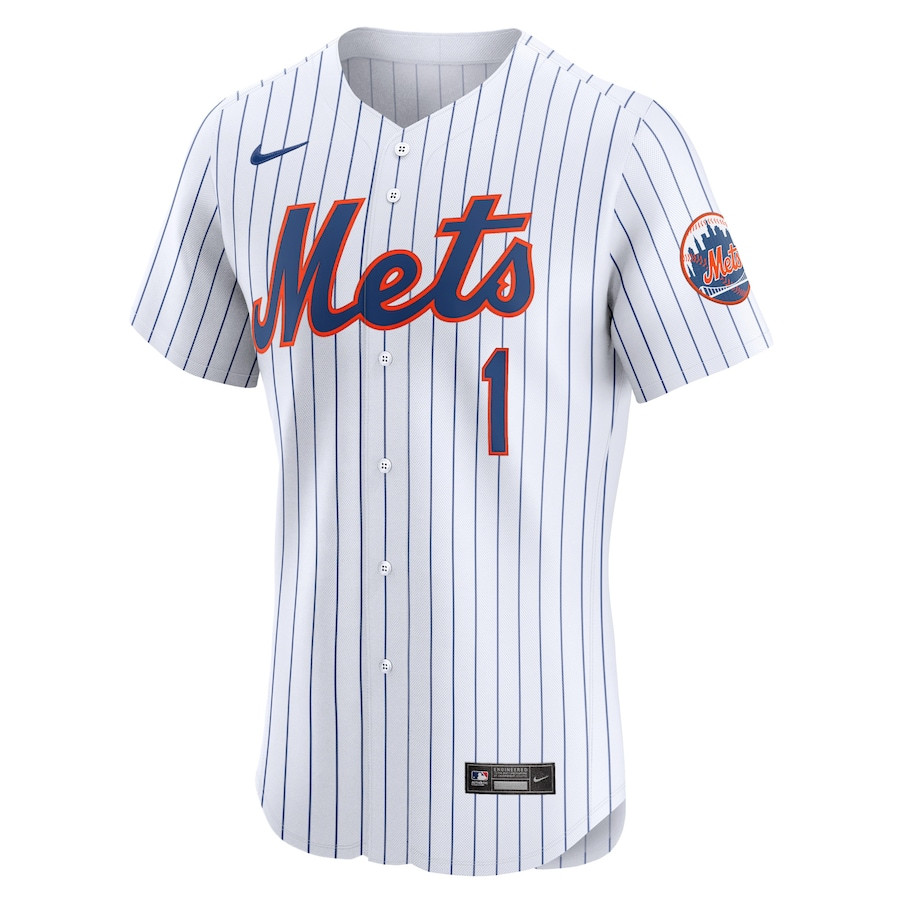 Alternative view of Jeff McNeil 1 New York Mets Home Elite Player Men Baseball Jersey - White 