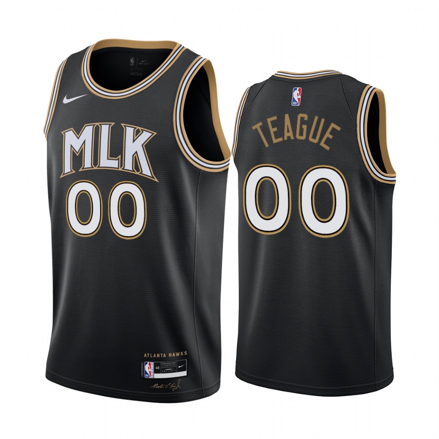 Jeff Teague Atlanta Hawks 2020-21 Teague Mlk City Basketball Jersey Honor Dr. King