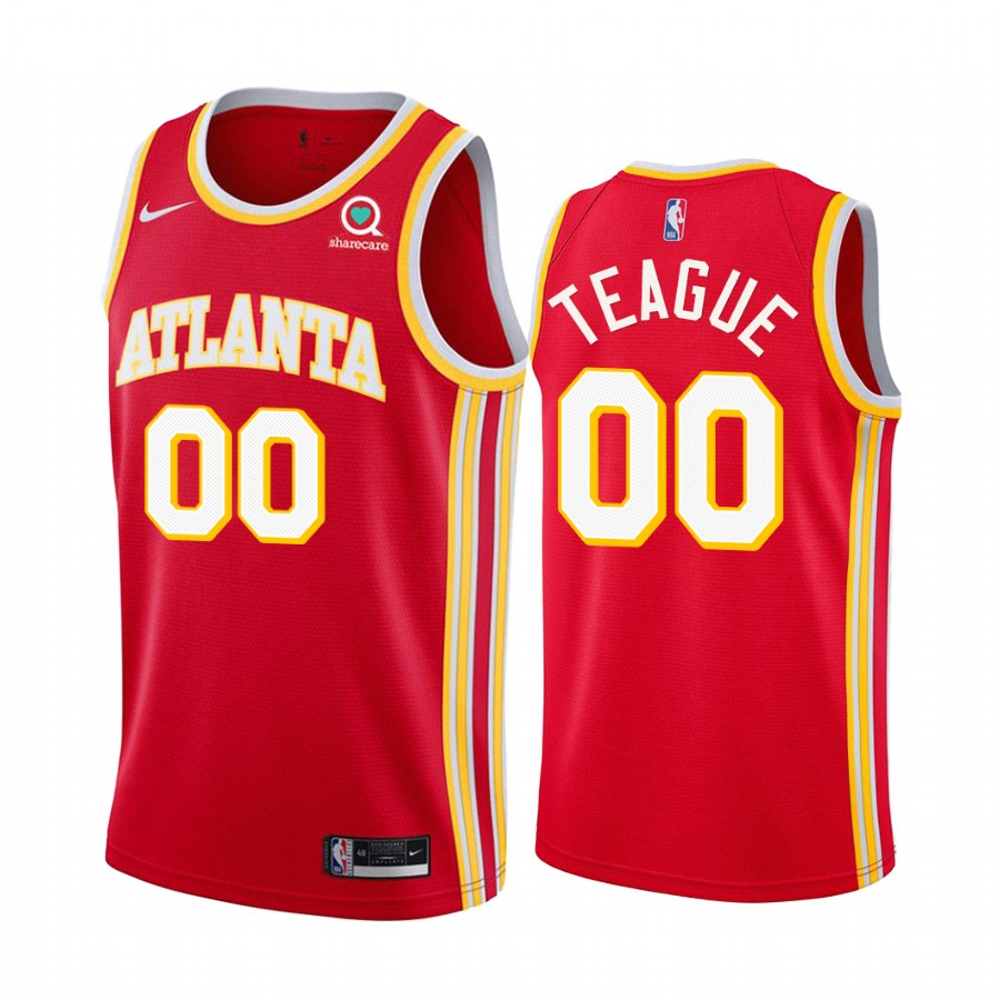 Jeff Teague Atlanta Hawks Red Icon Edition 2020-21 Basketball Jersey