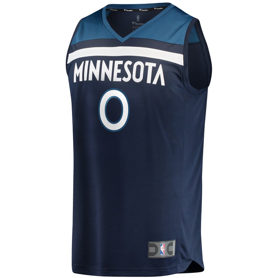Alternative view of Jeff Teague Minnesota Timberwolves Fanatics Branded Fast Break Replica Player Basketball Jersey Green - Icon Edition - Navy