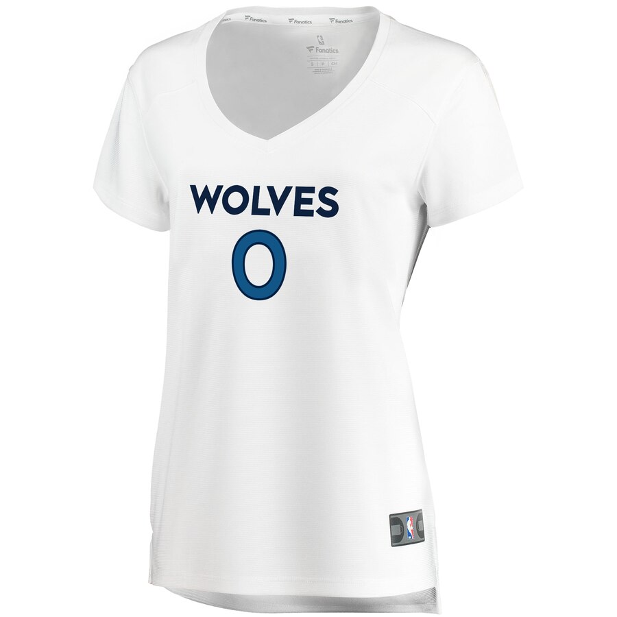 Alternative view of Jeff Teague Minnesota Timberwolves Fanatics Branded Women's Fast Break Replica Basketball Jersey White - Association Edition