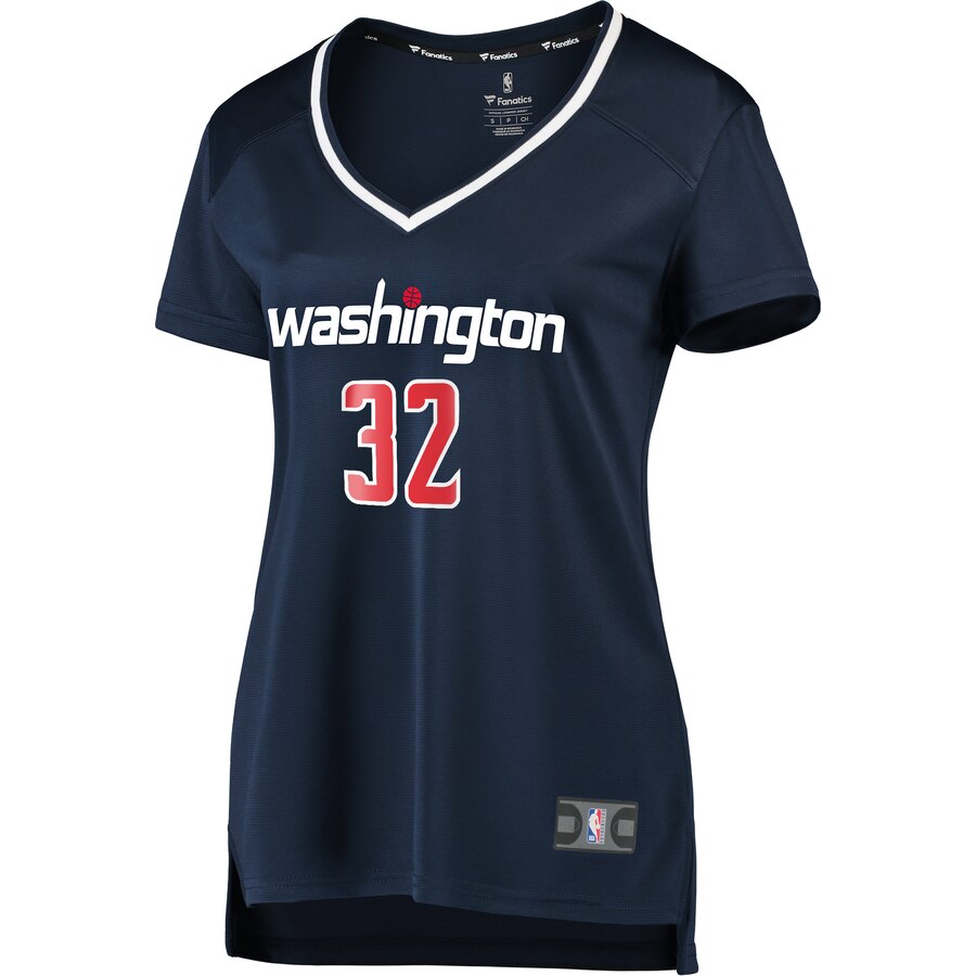 Alternative view of Jemerrio Jones Washington Wizards Fanatics Branded Women's Fast Break Replica Jersey Navy - Statement Edition