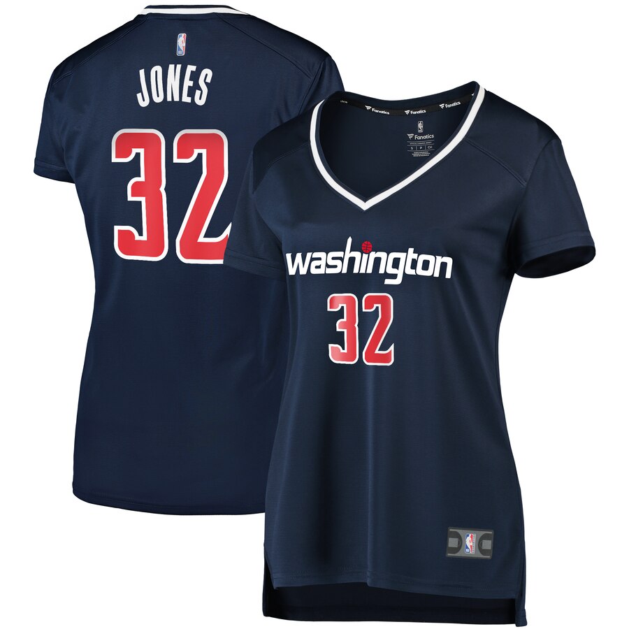 Jemerrio Jones Washington Wizards Fanatics Branded Women's Fast Break Replica Jersey Navy - Statement Edition