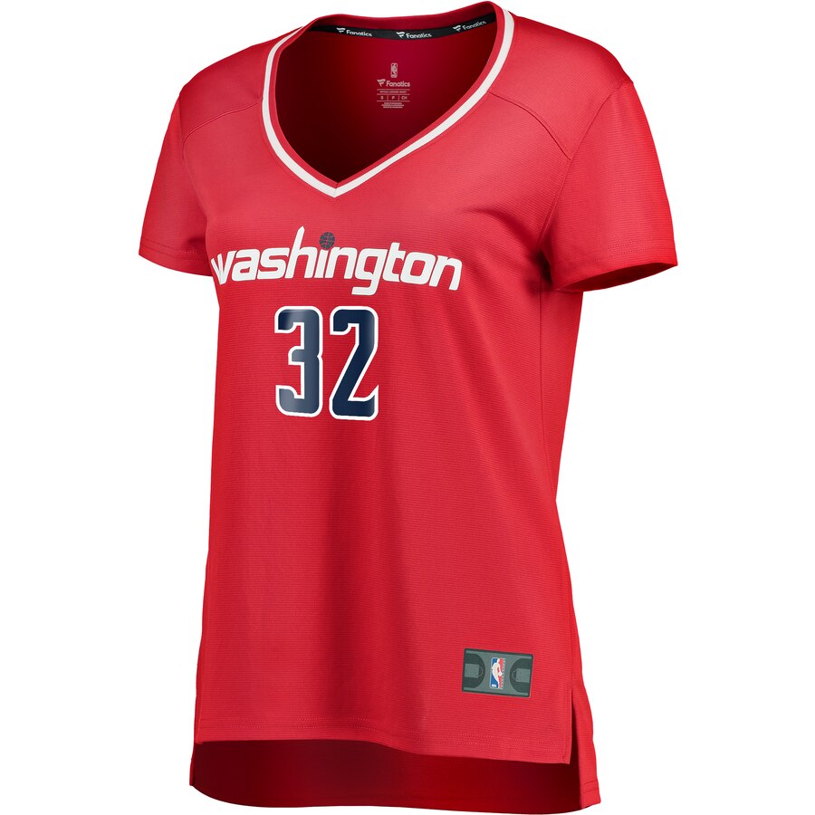 Alternative view of Jemerrio Jones Washington Wizards Fanatics Branded Women's Fast Break Replica Player Jersey - Icon Edition - Red