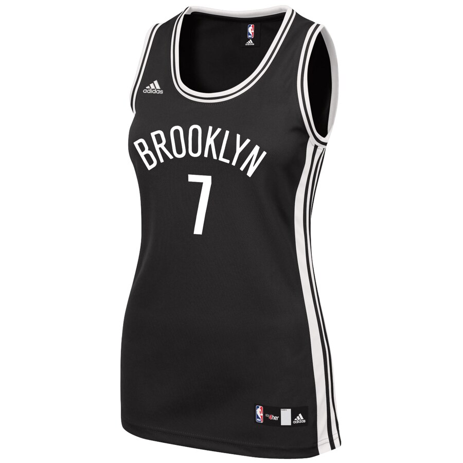 Alternative view of Jeremy Lin Brooklyn Nets Adidas Women's Road Replica Jersey - Black