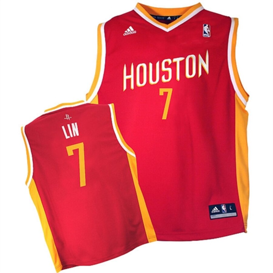 Jeremy Lin Houston Rockets Adidas Youth Replica Alternate Basketball Jersey - Red