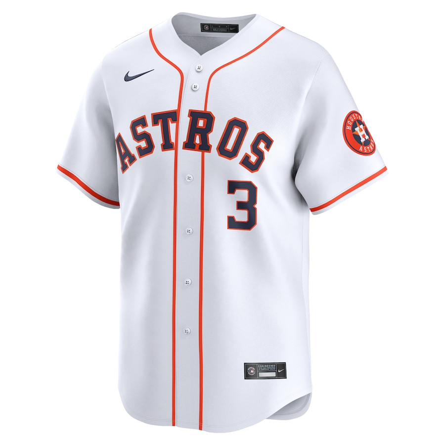 Alternative view of Jeremy Peña 3 Houston Astros Home Limited Men Baseball Jersey - White 