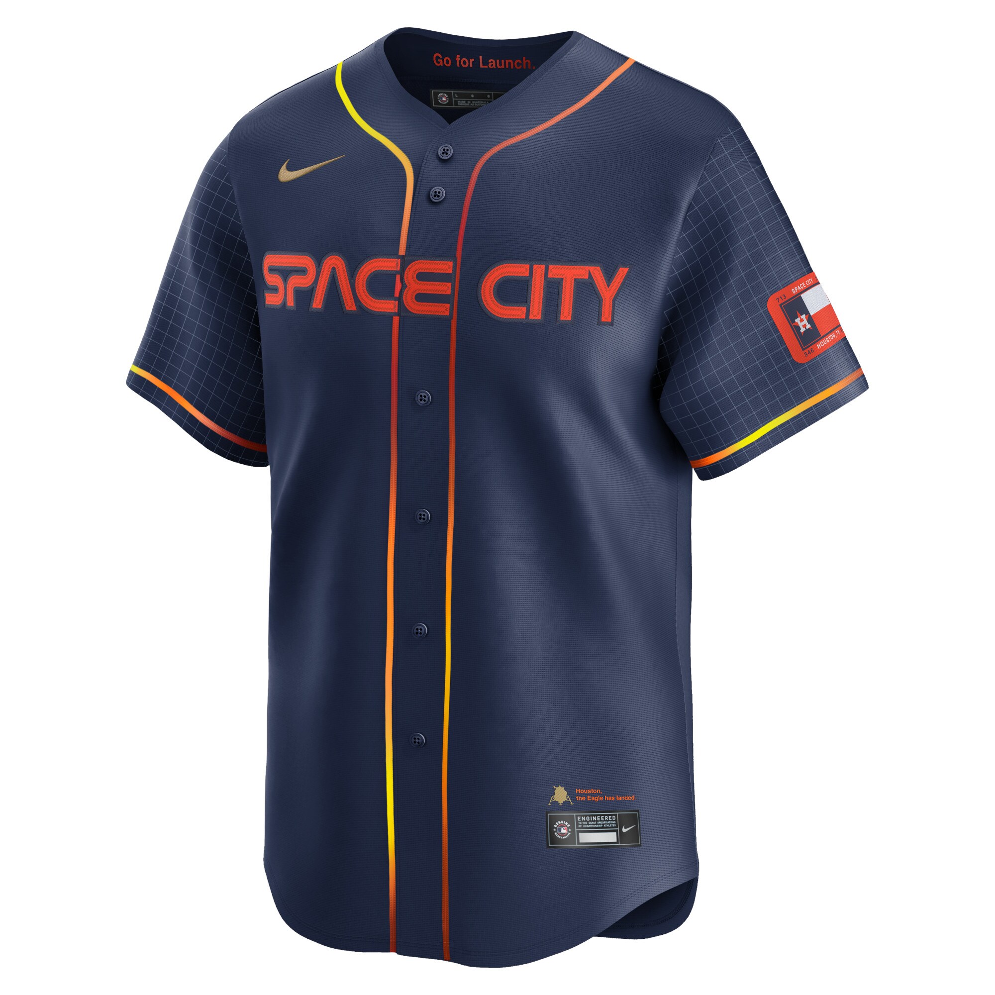 Alternative view of Jeremy PeÃƒÆ’Ã‚Â±a Houston Astros City Connect Limited Player Baseball Jersey - Navy
