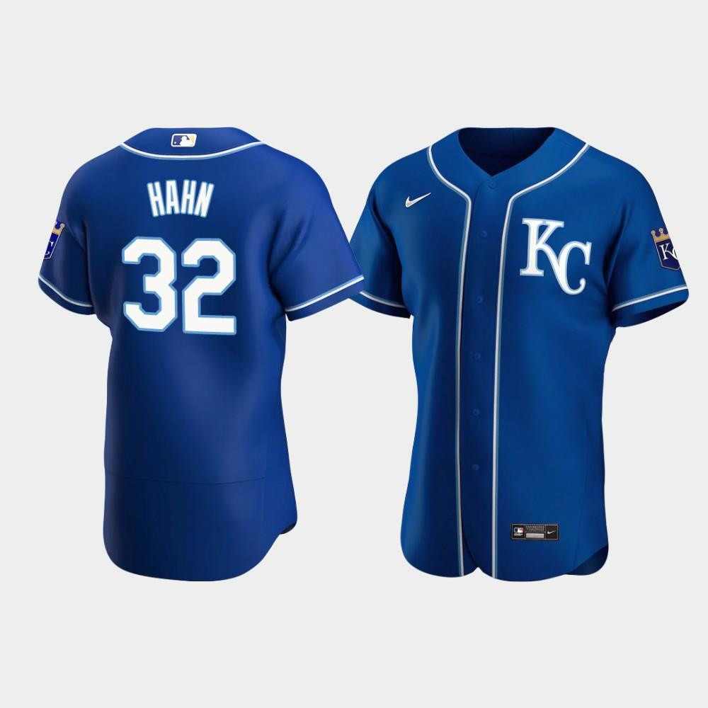 Jesse Hahn 32 Kansas City Royals Royal Alternate Baseball Jersey Baseball Jersey 