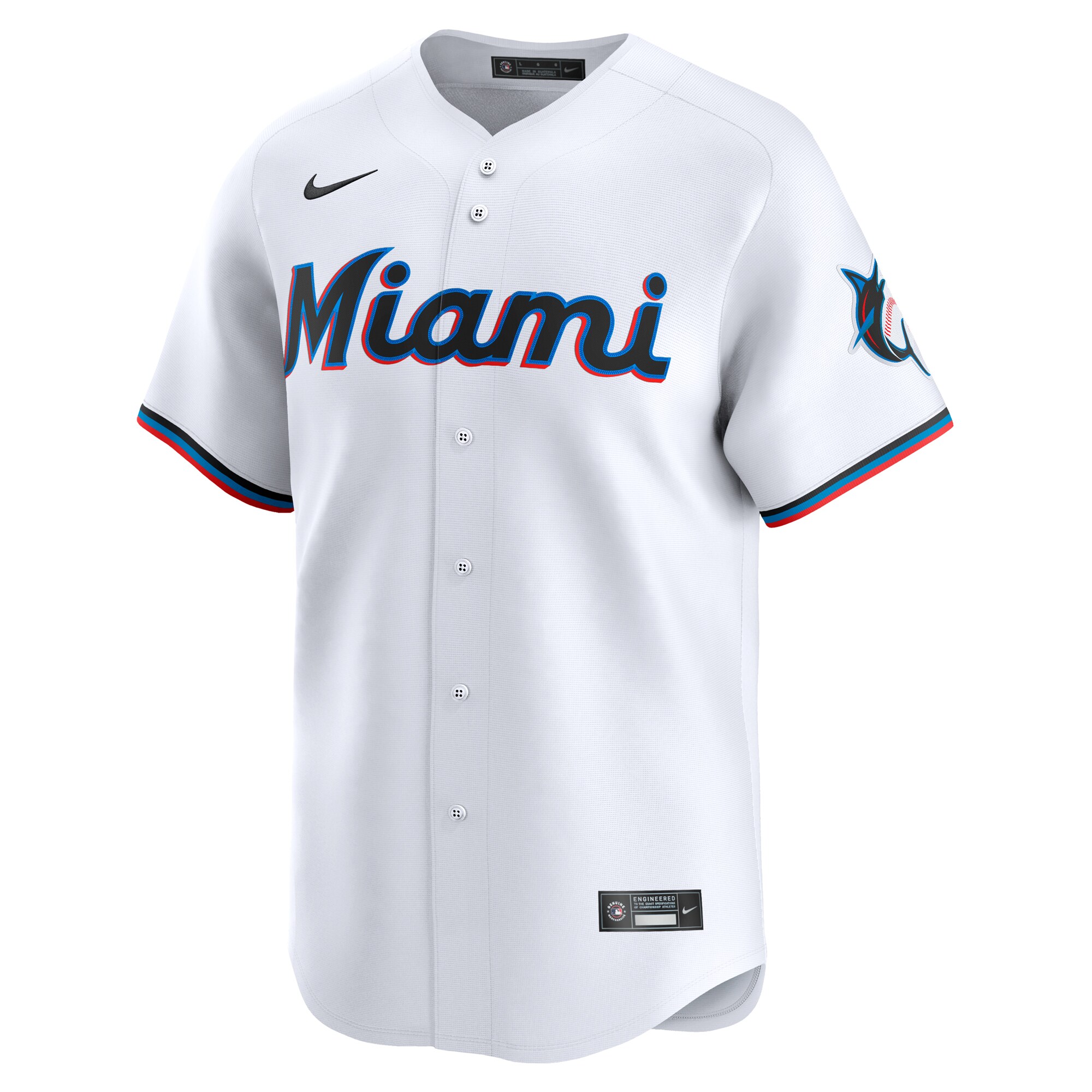 Alternative view of Jesus Luzardo Miami Marlins Home Limited Player Jersey - White
