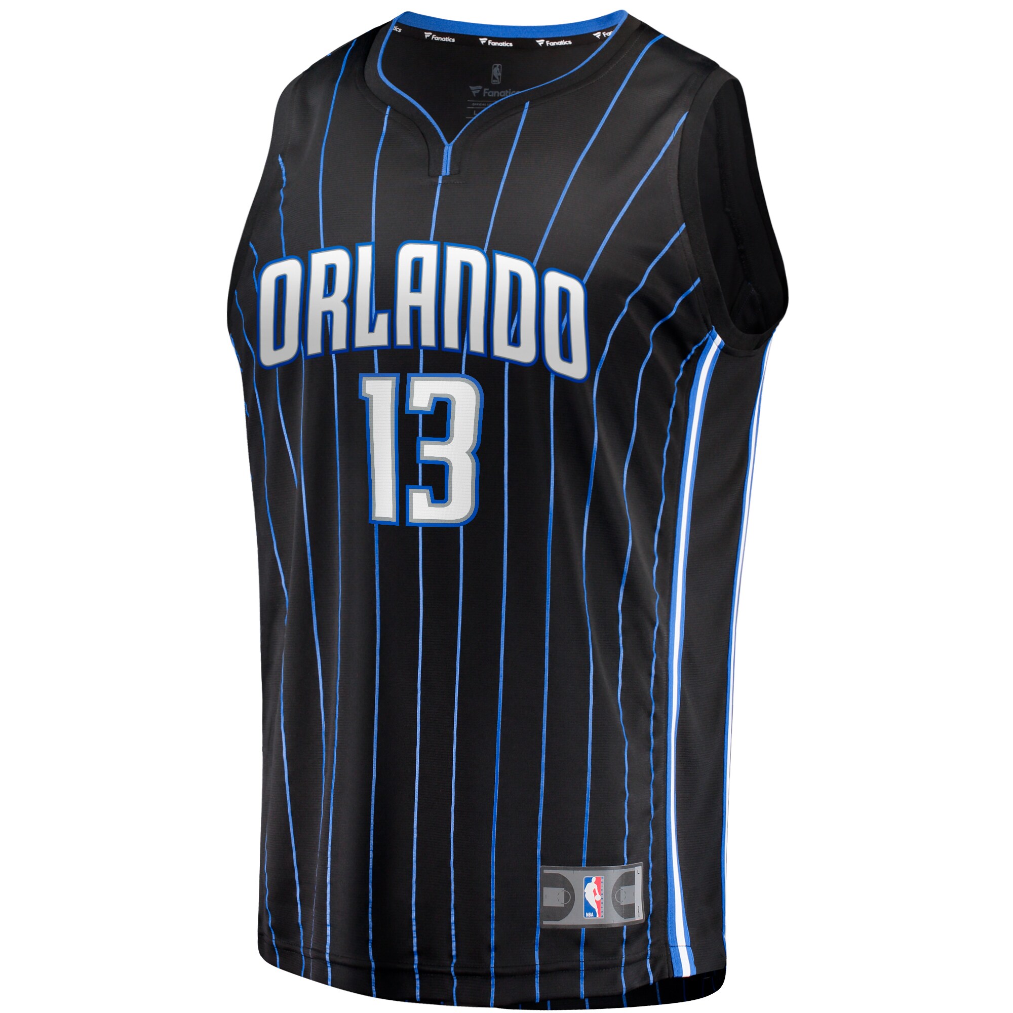Alternative view of Jett Howard Orlando Magic Fanatics Fast Break Replica Basketball Jersey - Icon Edition - Black
