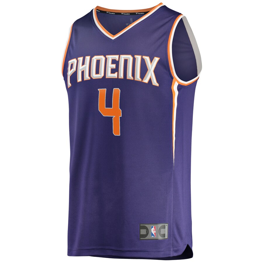 Alternative view of Jevon Carter Phoenix Suns Fanatics Branded Fast Break Player Replica Jersey – Icon Edition – Purple