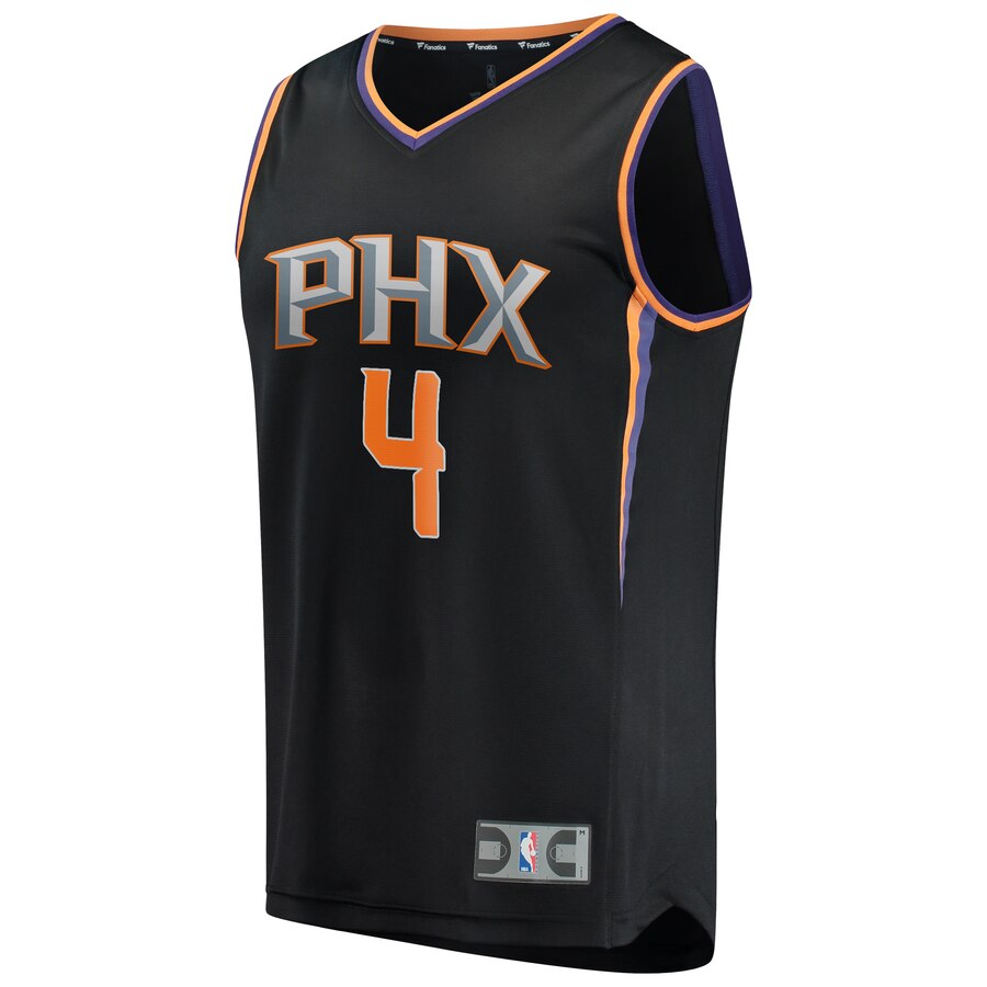 Alternative view of Jevon Carter Phoenix Suns Fanatics Branded Fast Break Player Replica Jersey – Statement Edition – Black