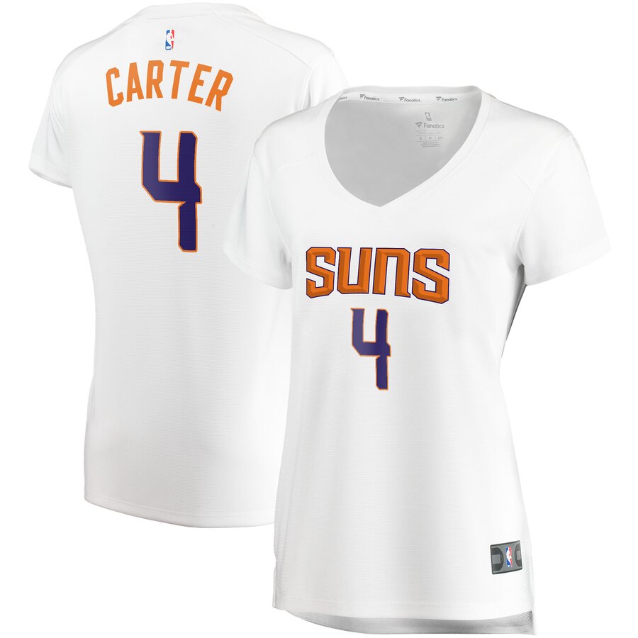 Jevon Carter Phoenix Suns Fanatics Branded Women's Fast Break Player Replica Jersey - Association Edition - White
