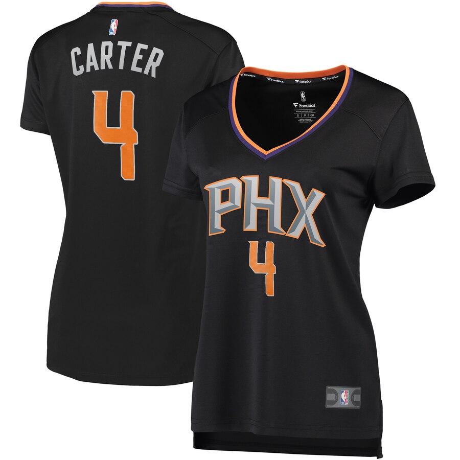 Jevon Carter Phoenix Suns Fanatics Branded Women's Fast Break Player Replica Jersey - Statement Edition - Black