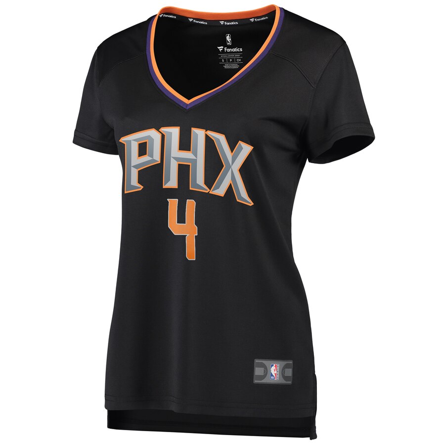 Alternative view of Jevon Carter Phoenix Suns Fanatics Branded Women's Fast Break Player Replica Jersey - Statement Edition - Black
