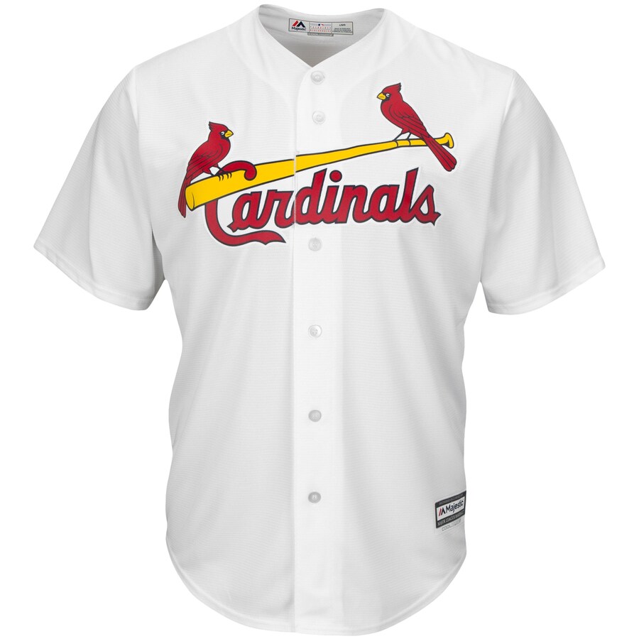 Alternative view of Jhonny Peralta St. Louis Cardinals Majestic Official Cool Base Player Baseball Jersey - White