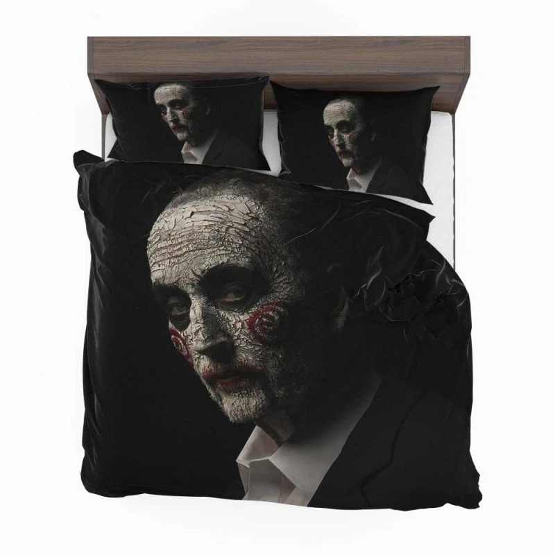 Alternative view of Jigsaw Movie Saw Tobin Bell Bedding Set - Custom Bedding Set