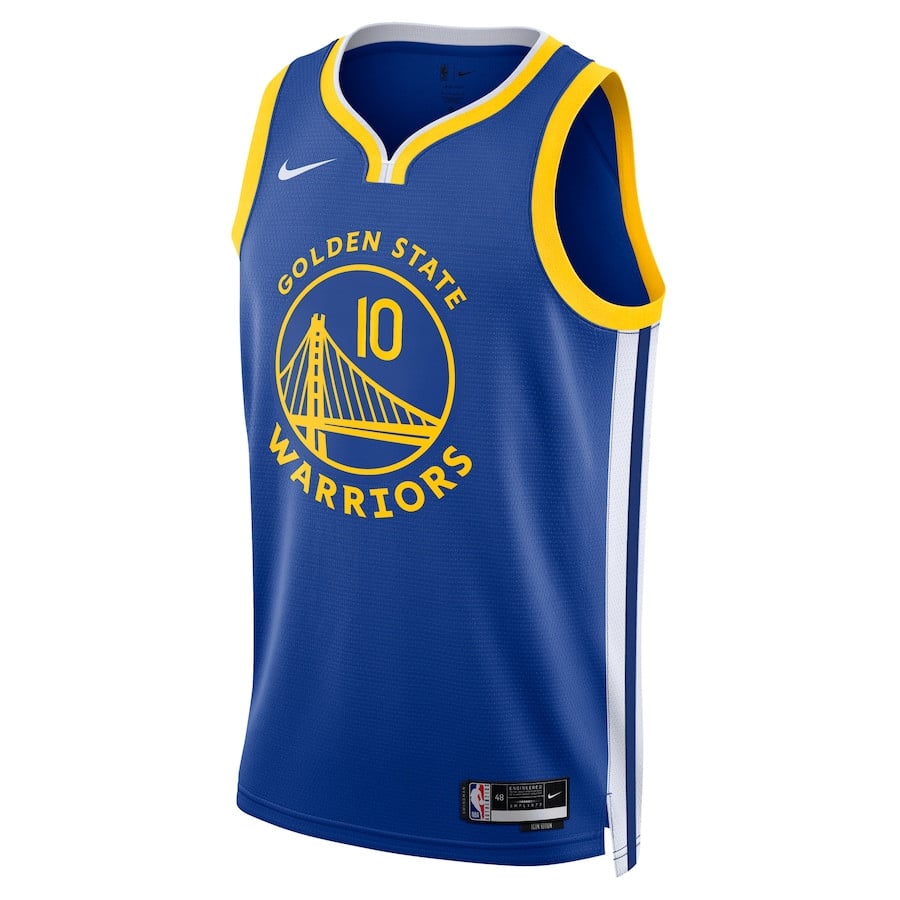 Alternative view of Jimmy Butler 10 Golden State Warriors Unisex Swingman Basketball Jersey - Icon Edition - Royal - JS779 